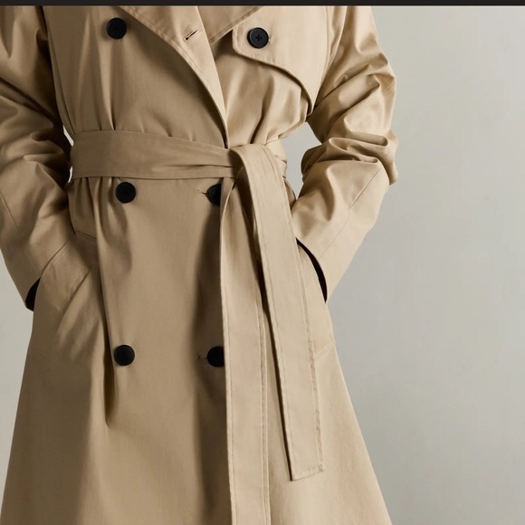 QUINCE Comfort Stretch Trench Coat Light Khaki - Picture 4 of 8